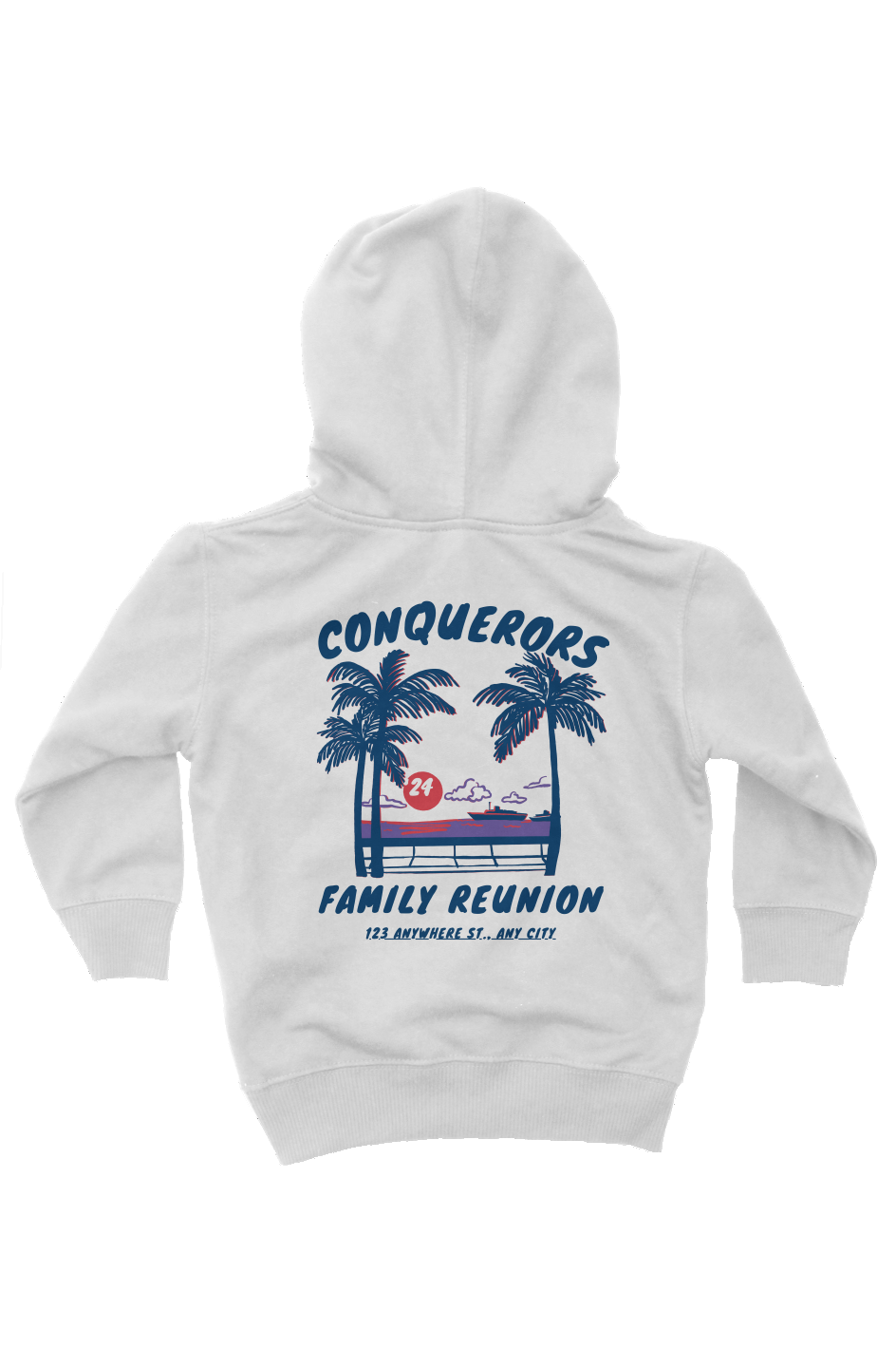 kids fleece pullover hoodie