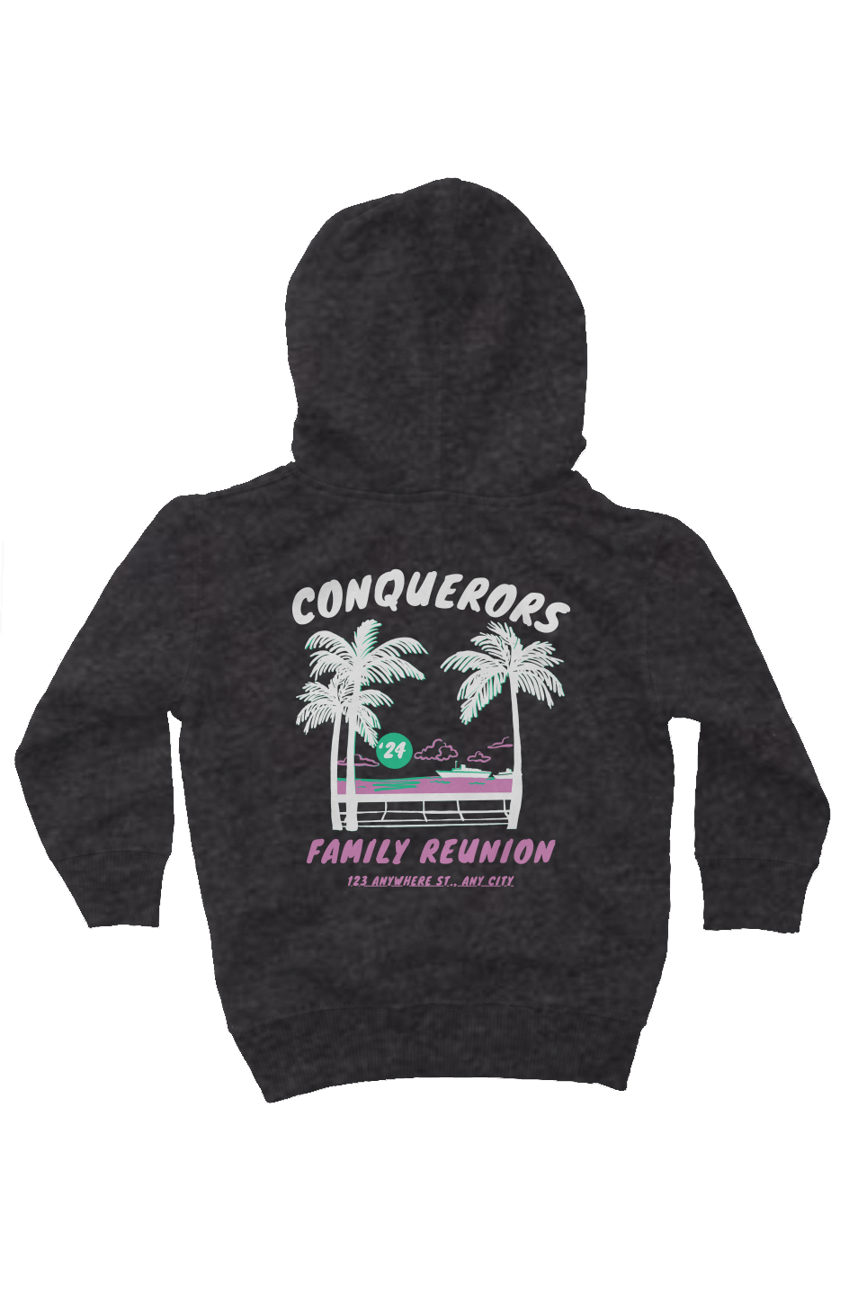 kids fleece pullover hoodie